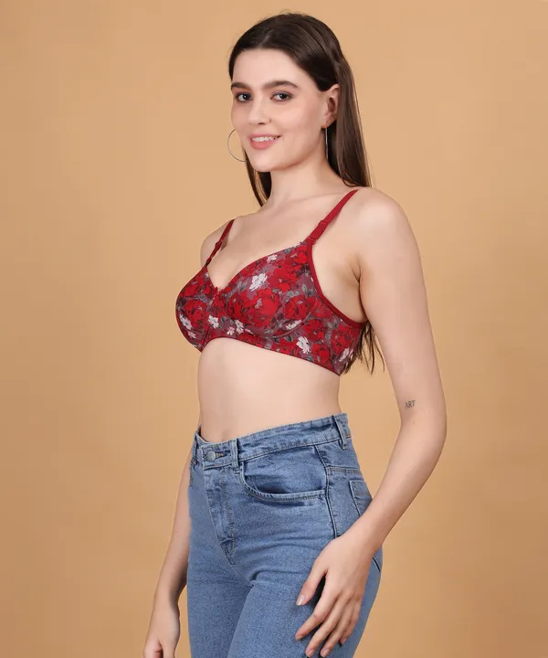 Red_with_Flower_Print,_Padded_Non_Wired_|_Full_Cup_Multiway_T-Shirt_Bra_for_Women_-_Comfortable_and_Fashionable_Design
