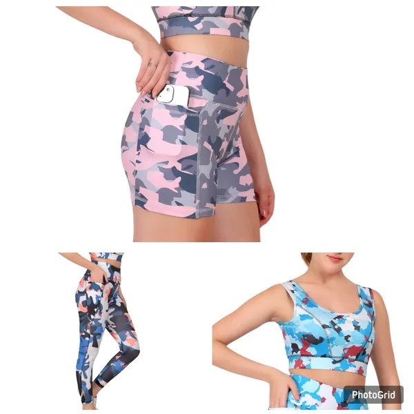 Pack_of_3_Multicolour_Camouflage_Sports_Bra_With_Shorts_&_Jeggings_Combo_Set_For_Women