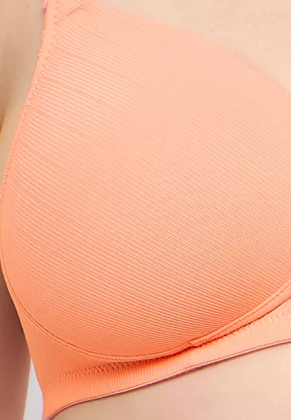 Peach_Bliss_Ribbed_Cotton_Padded_Bra_–_Soft_&_Supportive_Everyday_Comfort