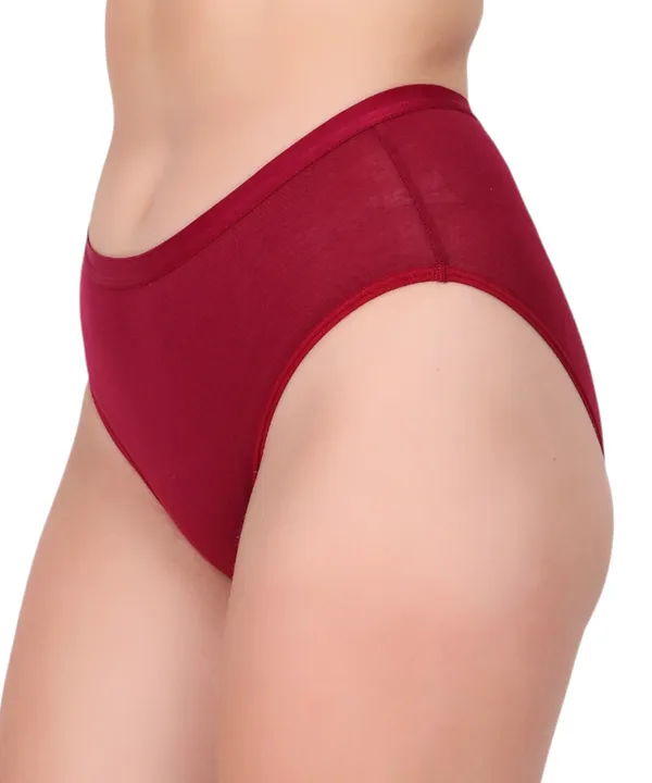 Buy_1_Get_2_Wine_Premium_Cotton_Panty_For_Women