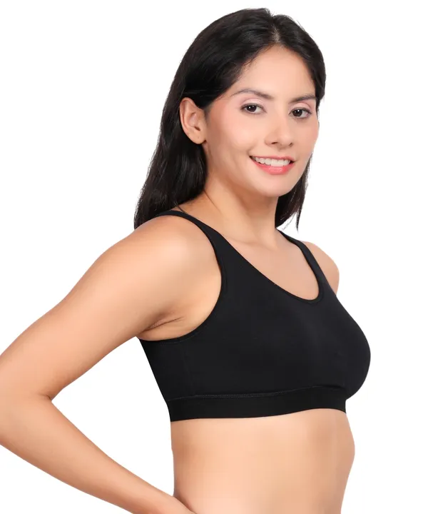 Black_Sports_Bra_For_Women_|_Cotton_Spandex