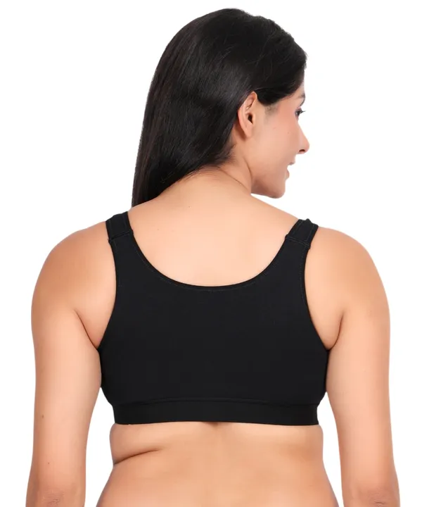 Black_Sports_Bra_For_Women_|_Cotton_Spandex