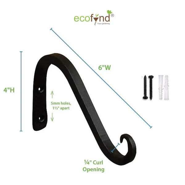 Black_Metal_Premium_&_Elegant_Wall_Hook_Hanging_Plant_Bracket_(Pack_of_4)
