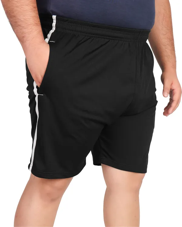 Black_Lycra_Blend_Polyester_Elasticated_Solid_Shorts_For_Men