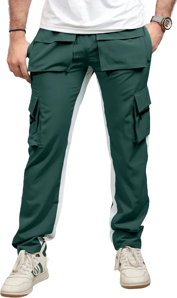 Green_Lycra_Blend_Polyester_Elastic_Self_Design_Track_Pant_For_Men