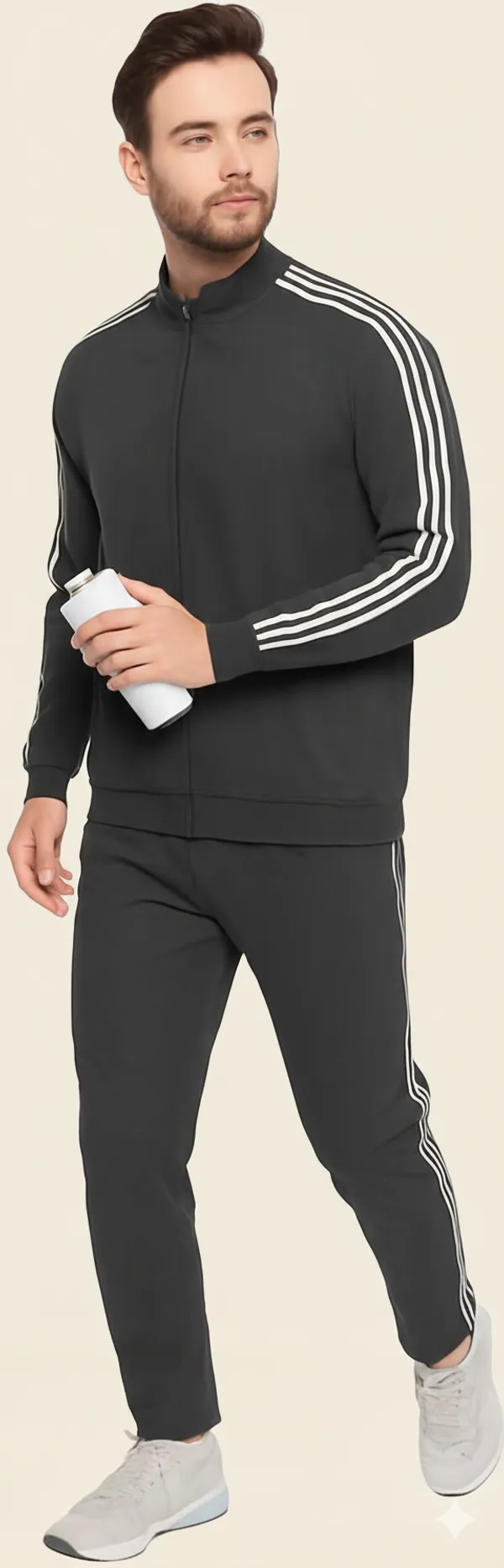 Grey_Polyester_Lycra_Blend_Zip_Solid_Track_Suit_For_Men