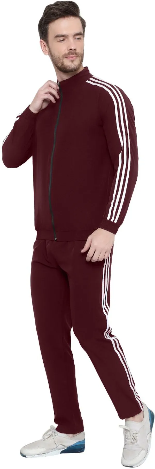 Black_Polyester_Blend_Lycra_Blend_Zip_Solid_Track_Suit_For_Men