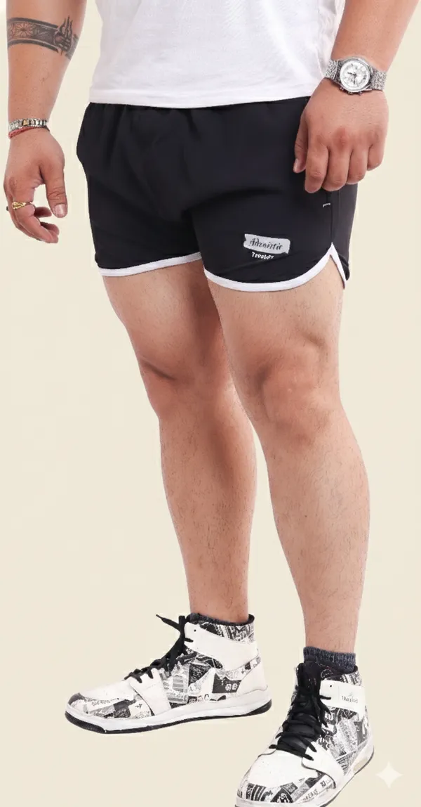 Black_Lycra_Blend_Polyester_Elasticated_Solid_Shorts_For_Men