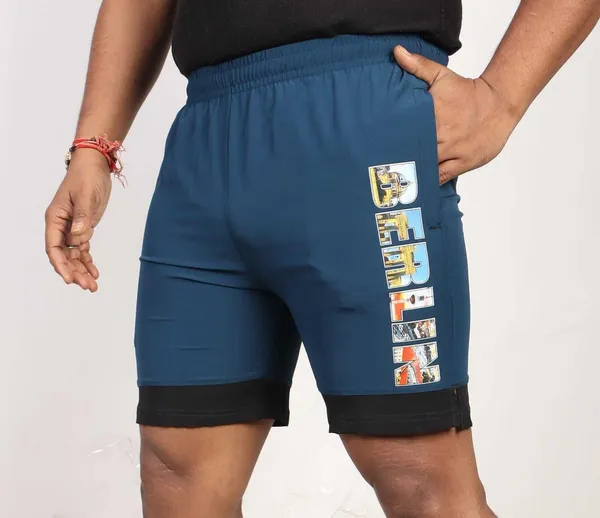 Blue_Lycra_Blend_Polyester_Elasticated_Solid_Shorts_For_Men