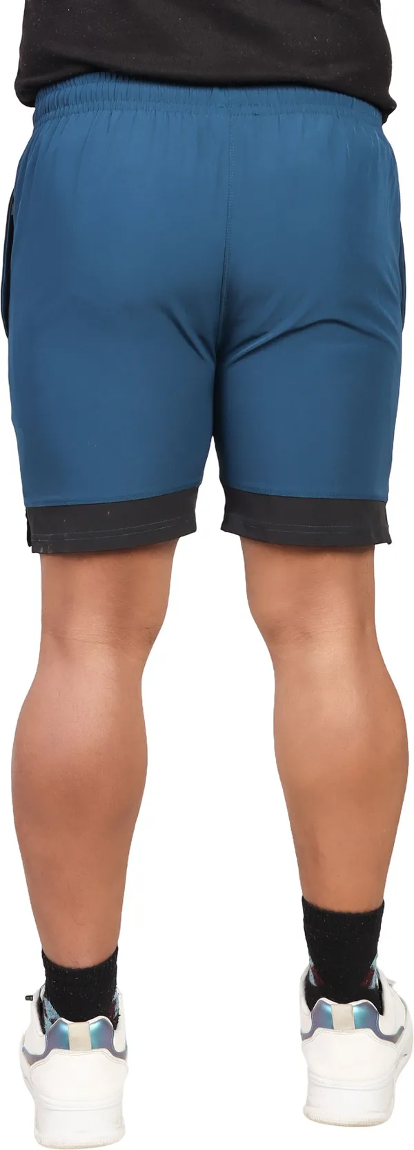 Blue_Lycra_Blend_Polyester_Elasticated_Solid_Shorts_For_Men