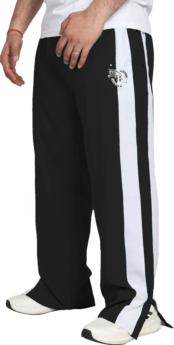 Black_Polyester_Elastic_Striped_Track_Pant_For_Men