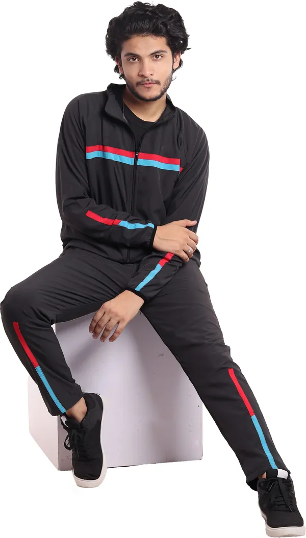 Black_Polyester_Lycra_Blend_Zip_Solid_Track_Suit_For_Men