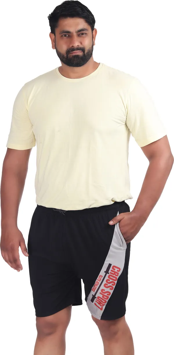 Black_Lycra_Blend_Polyester_Elasticated_Solid_Shorts_For_Men