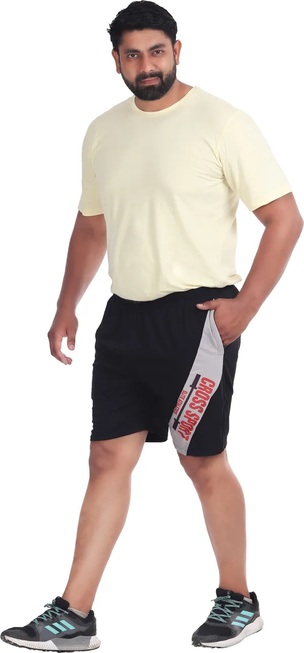 Black_Lycra_Blend_Polyester_Elasticated_Solid_Shorts_For_Men