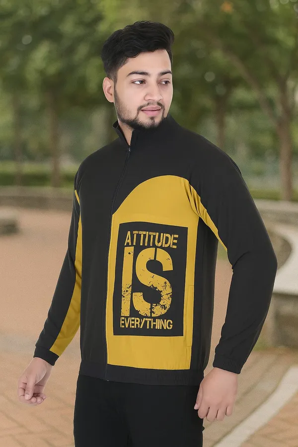 Yellow_Lycra_Blend_Polyester_Zipper_Solid_Full_Sleeve_Sports_Jacket_For_Men