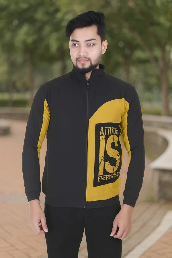 Yellow_Lycra_Blend_Polyester_Zipper_Solid_Full_Sleeve_Sports_Jacket_For_Men
