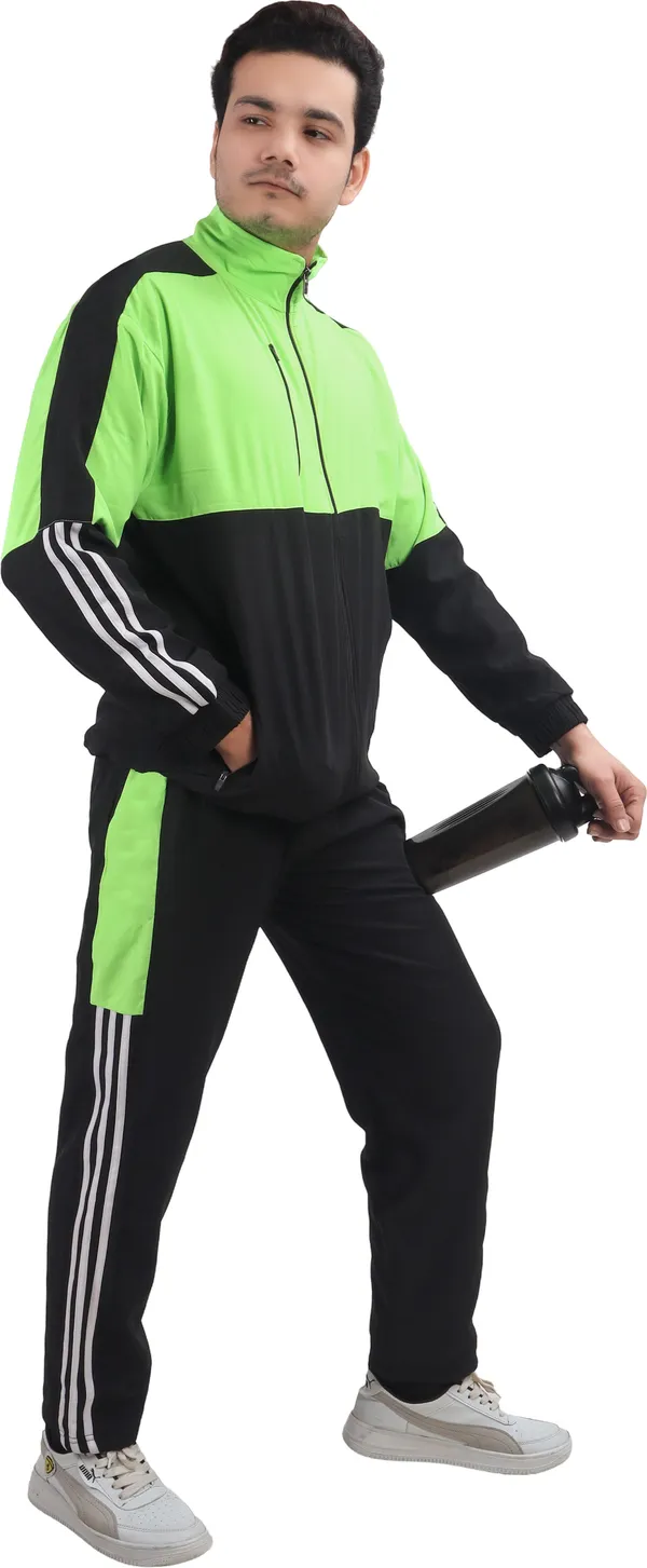 Green_Polyester_Lycra_Blend_Zip_Colorblock_Track_Suit_For_Men