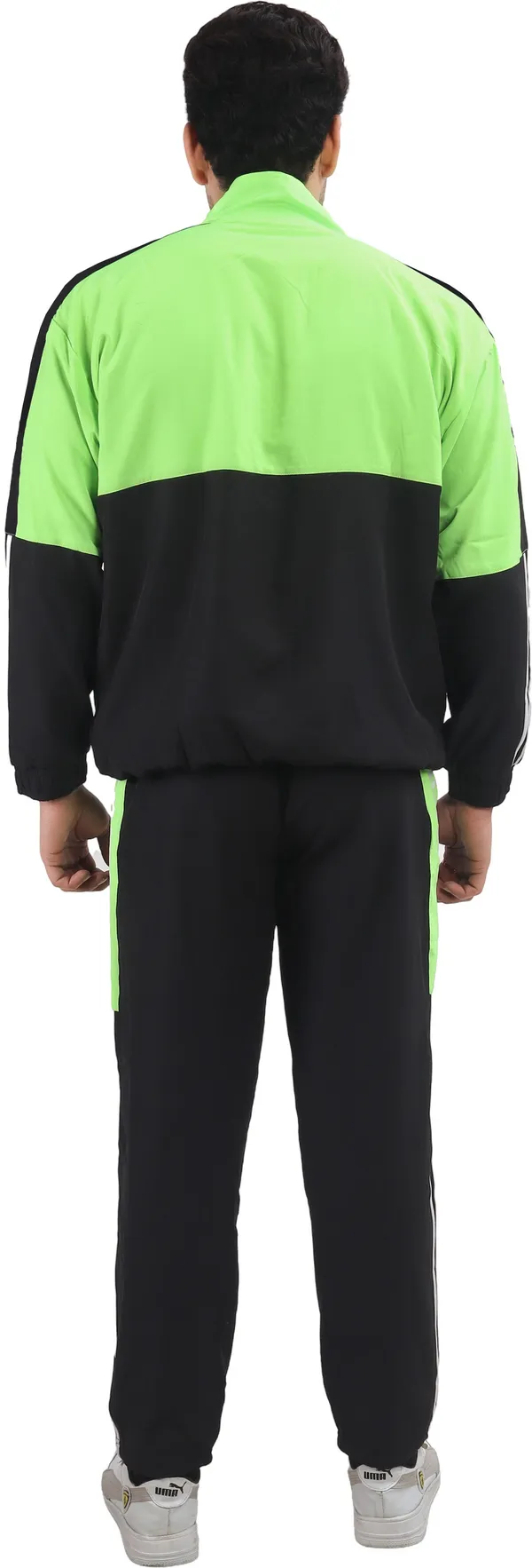 Green_Polyester_Lycra_Blend_Zip_Colorblock_Track_Suit_For_Men