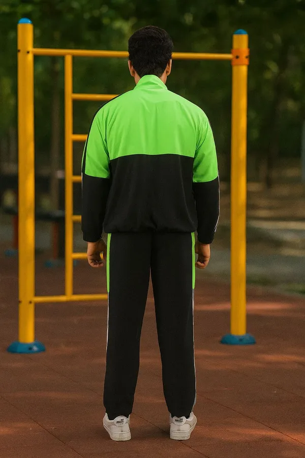 Green_Lycra_Blend_Polyester_Zip_Solid_Track_Suit_For_Men