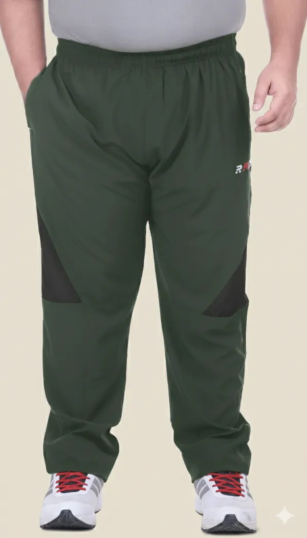 Green_Lycra_Blend_Colorblock_Track_Pant_For_Men