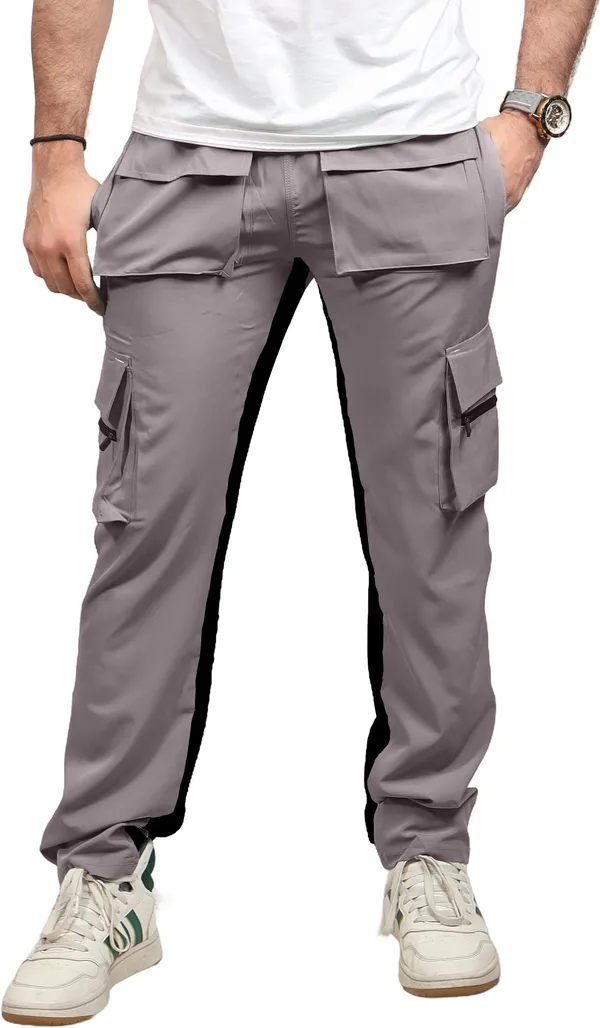 Grey_Lycra_Blend_Polyester_Elastic_Self_Design_Track_Pant_For_Men