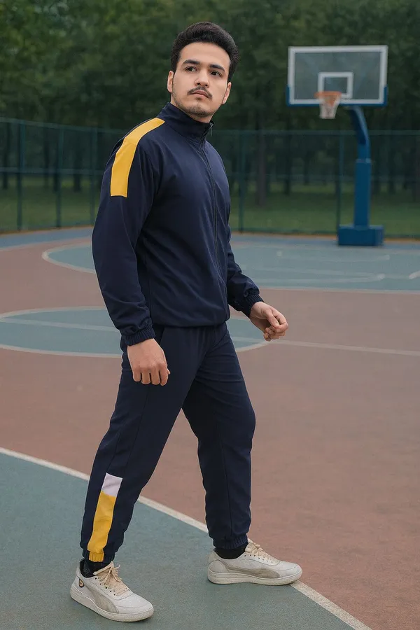 Blue_Polyester_Lycra_Blend_Zip_Solid_Track_Suit_For_Men