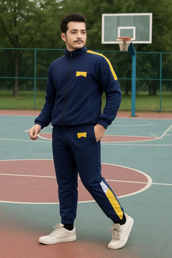 Blue_Polyester_Lycra_Blend_Zip_Solid_Track_Suit_For_Men
