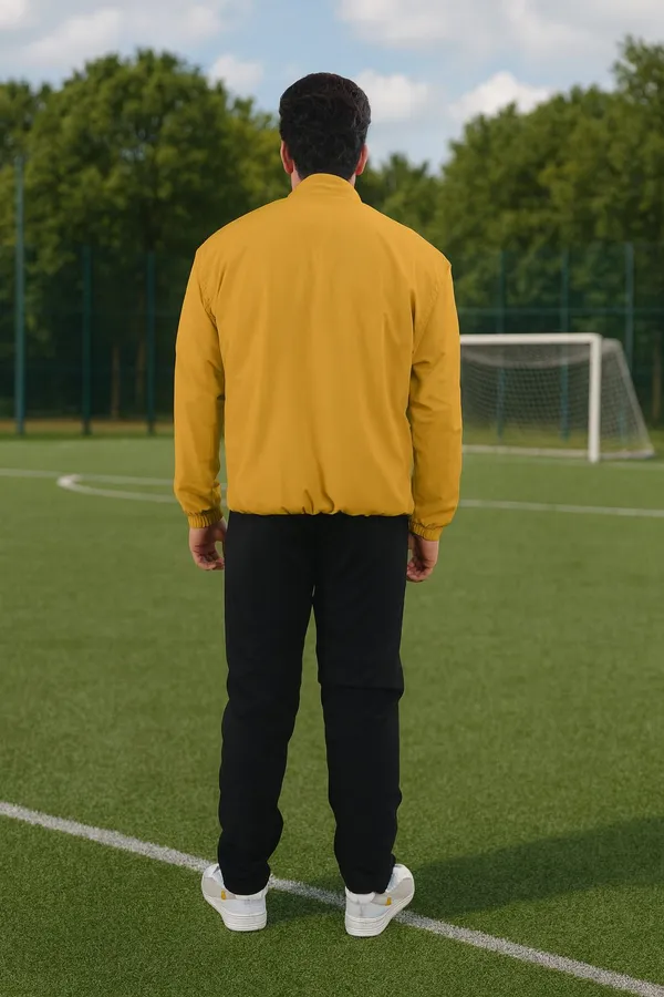 Yellow_Polyester_Blend_Lycra_Blend_Fleece_Zip_Solid_Track_Suit_For_Men
