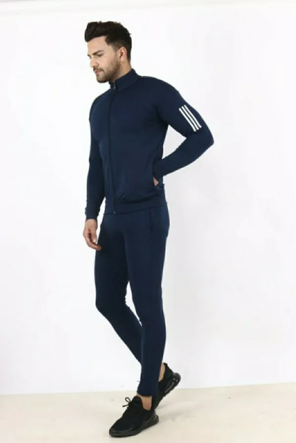 Blue_Lycra_Blend_Polyester_Full_Zip_Solid_Track_Suit_For_Men
