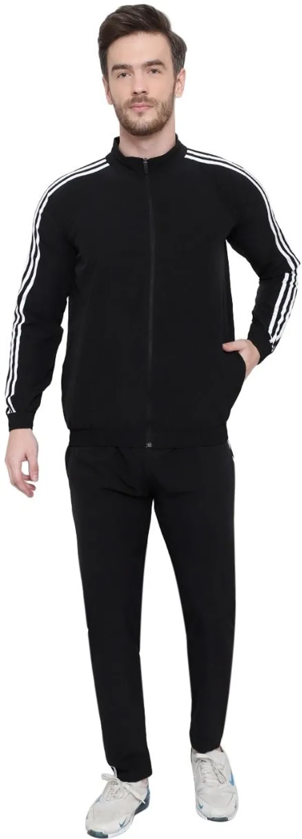 Black_Lycra_Blend_Polyester_Blend_Solid_Track_Suit_For_Men