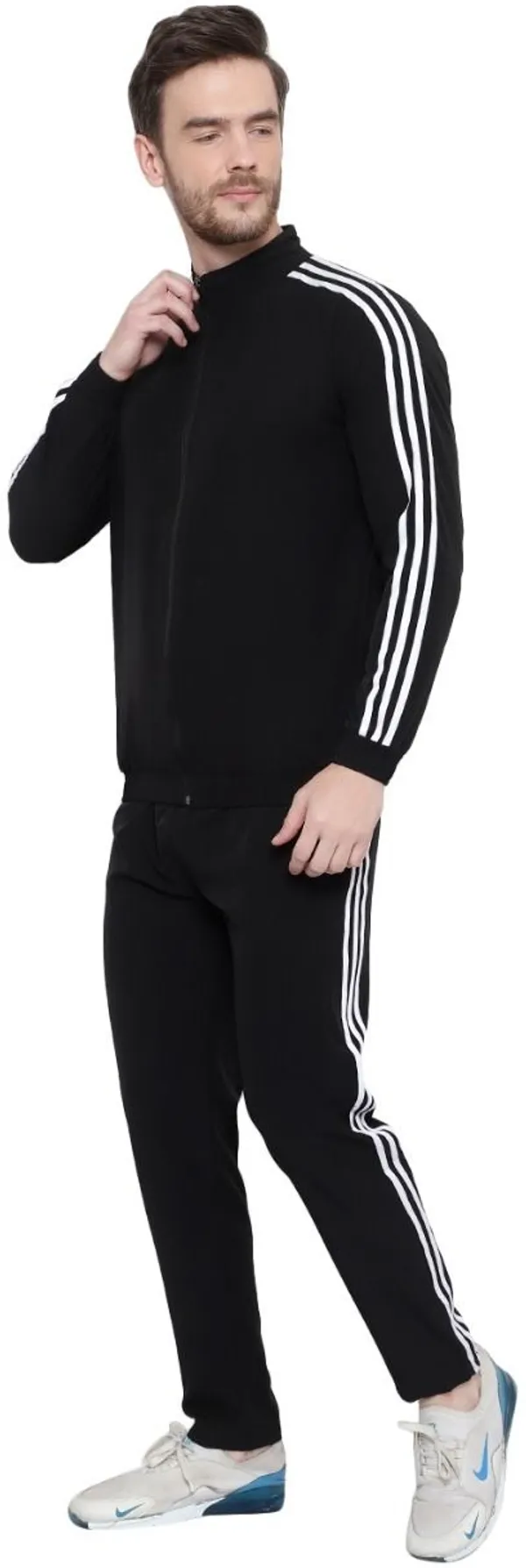 Black_Lycra_Blend_Polyester_Blend_Solid_Track_Suit_For_Men