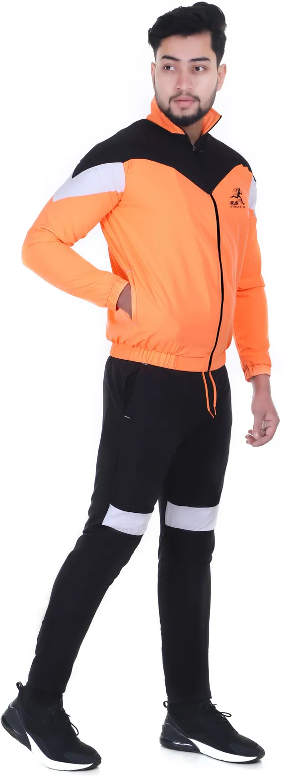 Orange_Polyester_Lycra_Blend_Full_Zip_Solid_Track_Suit_For_Men