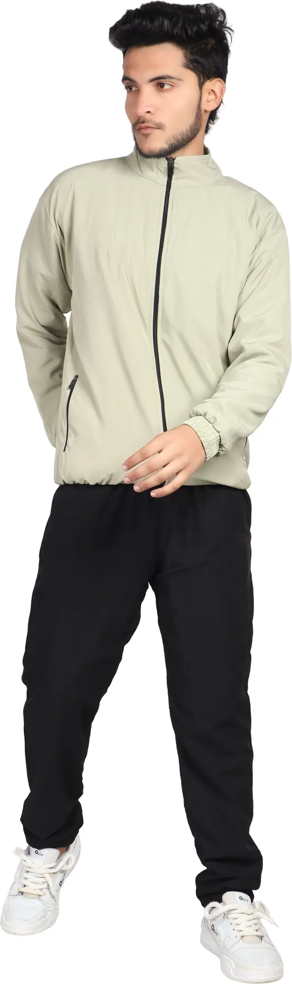 Green_Polyester_Blend_Lycra_Blend_Fleece_Regular_Track_Suit_For_Men