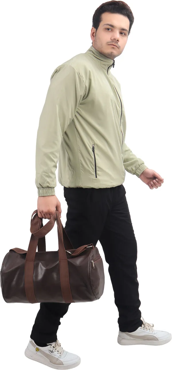 Green_Lycra_Blend_Polyester_Zip_Solid_Track_Suit_For_Men