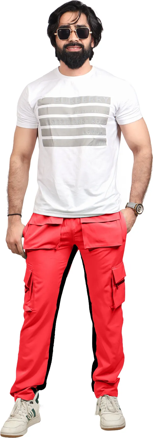 Red_Lycra_Blend_Polyester_Elastic_Self_Design_Track_Pant_For_Men