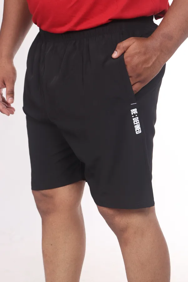Black_Lycra_Blend_Elasticated_Solid_Shorts_For_Men