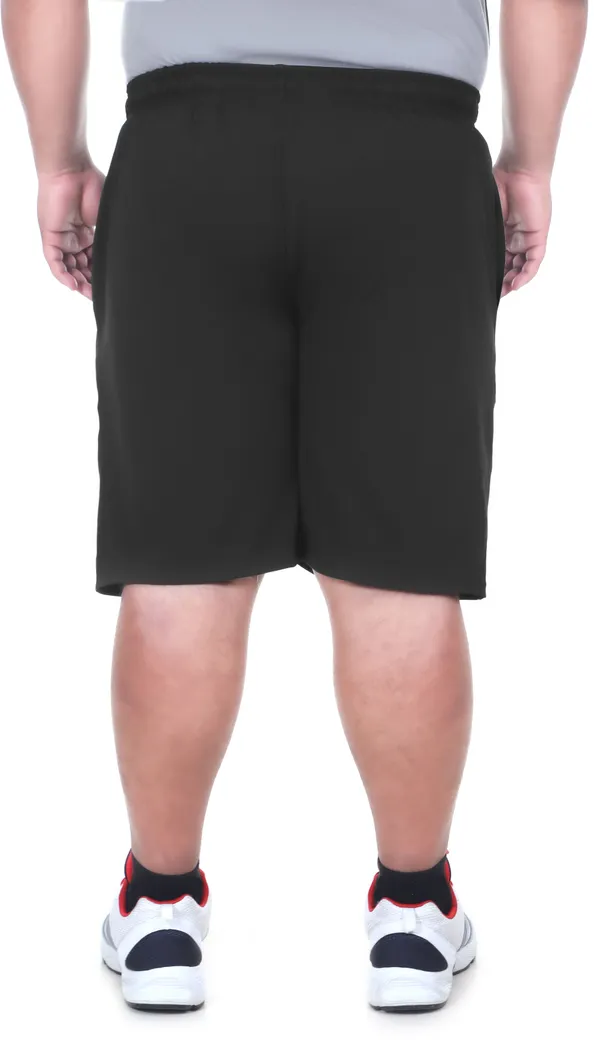 Black_Lycra_Blend_Elasticated_Solid_Shorts_For_Men