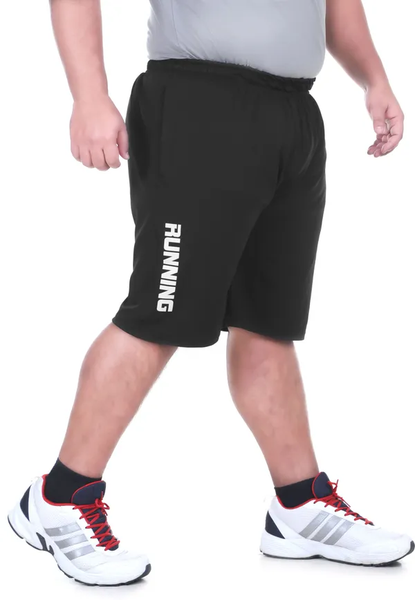 Black_Lycra_Blend_Elasticated_Solid_Shorts_For_Men