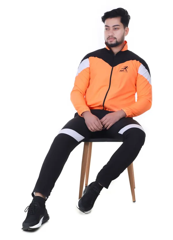 Orange_Lycra_Blend_Regular_Track_Suit_For_Men