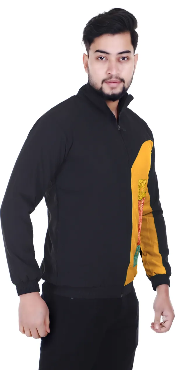 Gold_Lycra_Blend_Polyester_Zipper_Solid_Full_Sleeve_Sports_Jacket_For_Men
