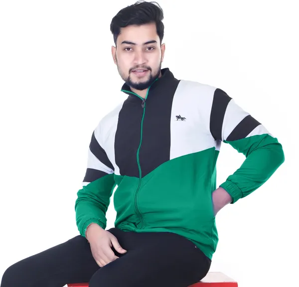 Dark_Green_Wool_Blend_Lycra_Blend_Polyester_Zipper_Solid_Full_Sleeve_Sports_Jacket_For_Men