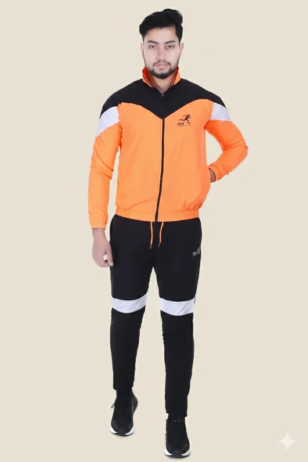Orange_Lycra_Blend_Regular_Track_Suit_For_Men