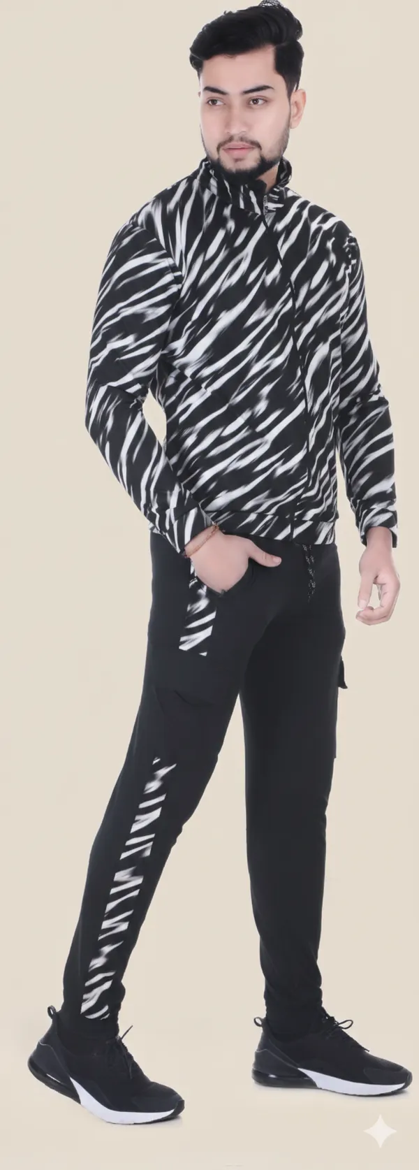 Black_Lycra_Blend_Printed_Track_Suit_For_Men