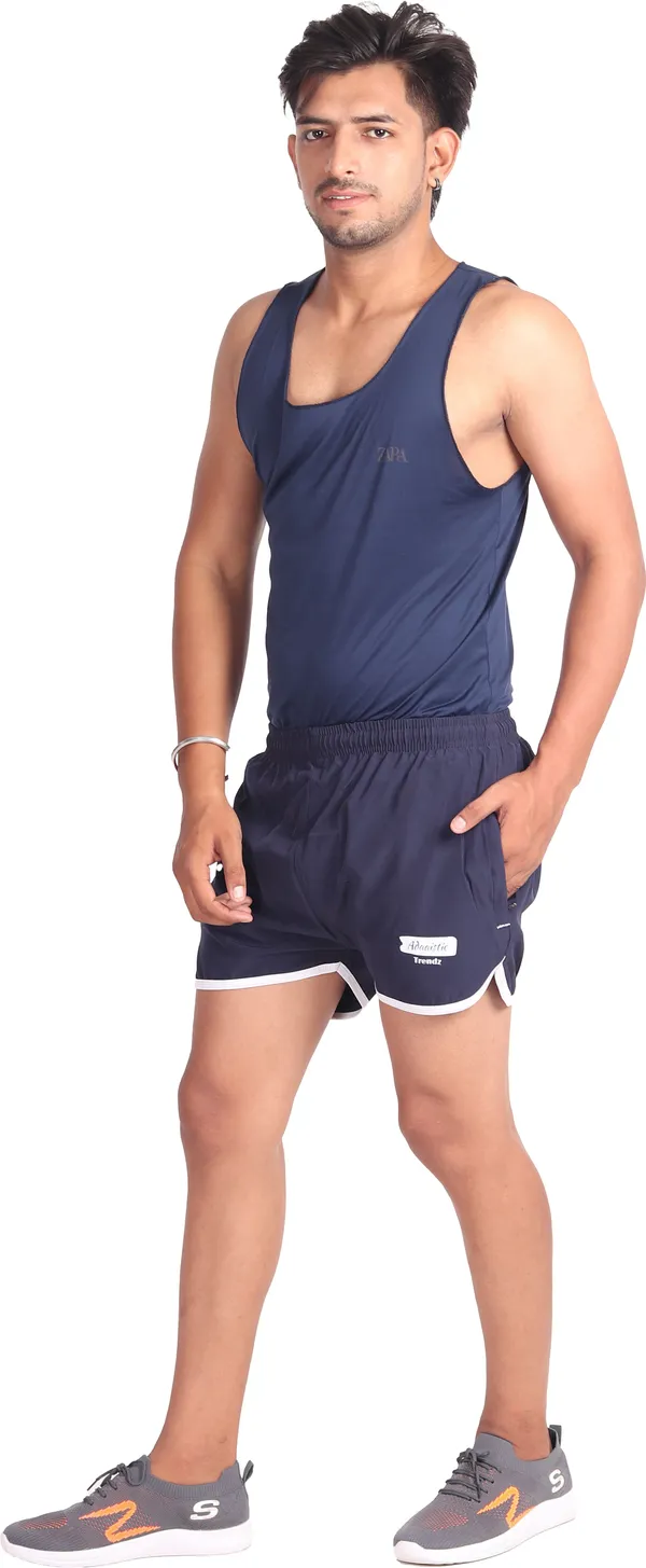 Black_Lycra_Blend_Polyester_Elasticated_Solid_Shorts_For_Men