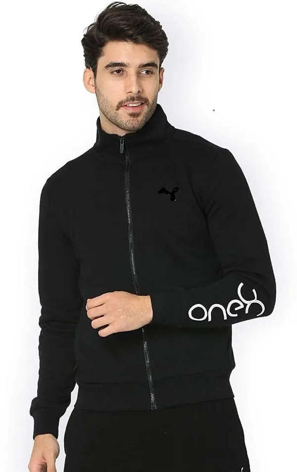 Black_Polyester_Blend_Full_Zip_Solid_Track_Suit_For_Men