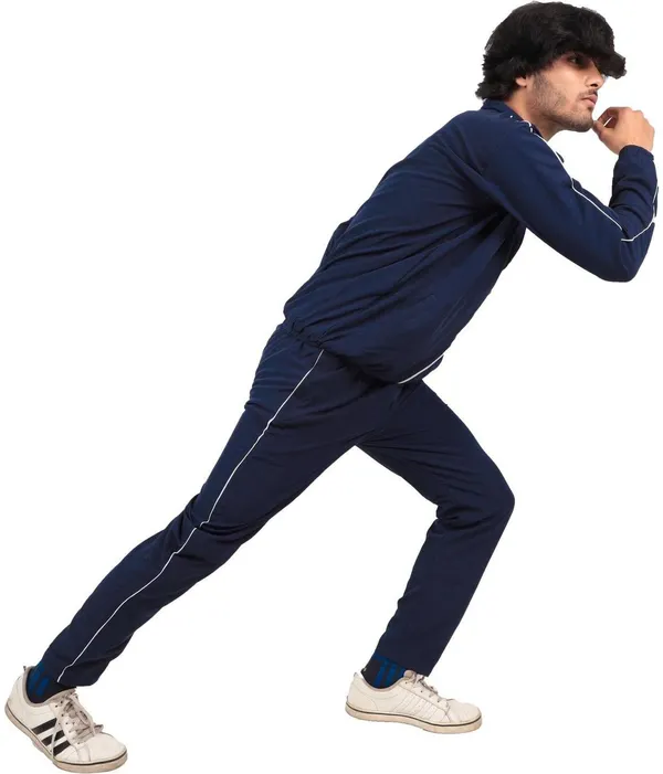Blue_Polyester_Blend_Full_Zip_Solid_Track_Suit_For_Men