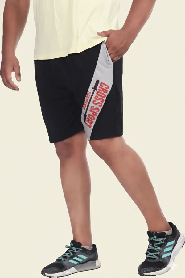 Black_Lycra_Blend_Polyester_Elasticated_Solid_Shorts_For_Men
