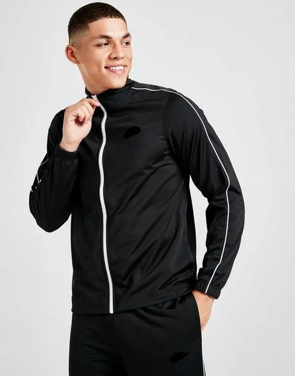 Black_Polyester_Blend_Solid_Track_Suit_For_Men