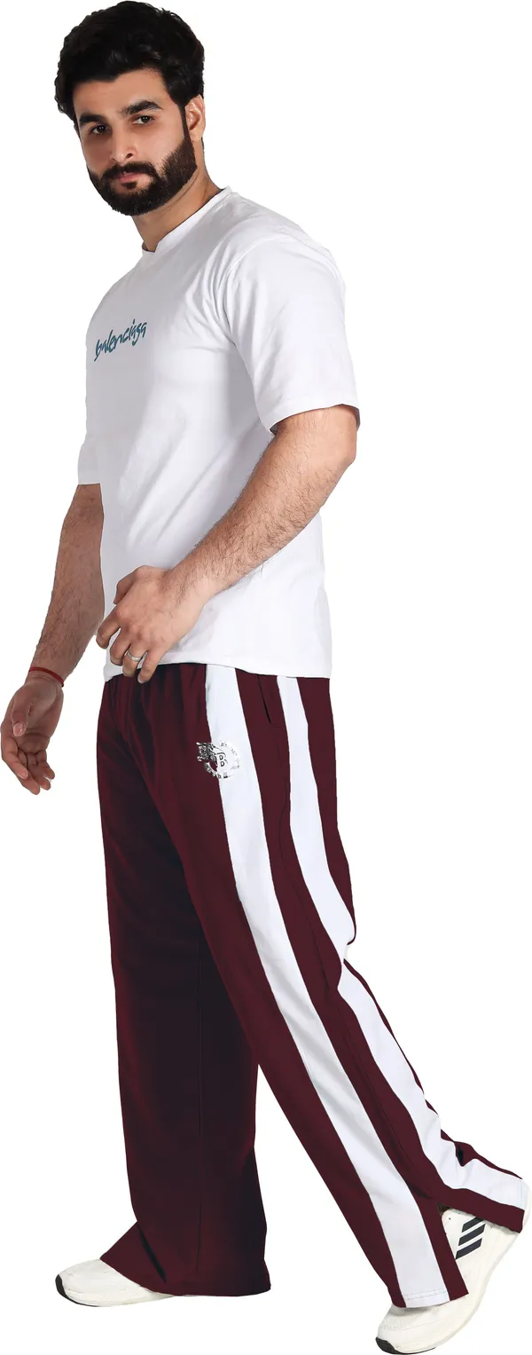 Maroon_Polyester_Elastic_Striped_Track_Pant_For_Men
