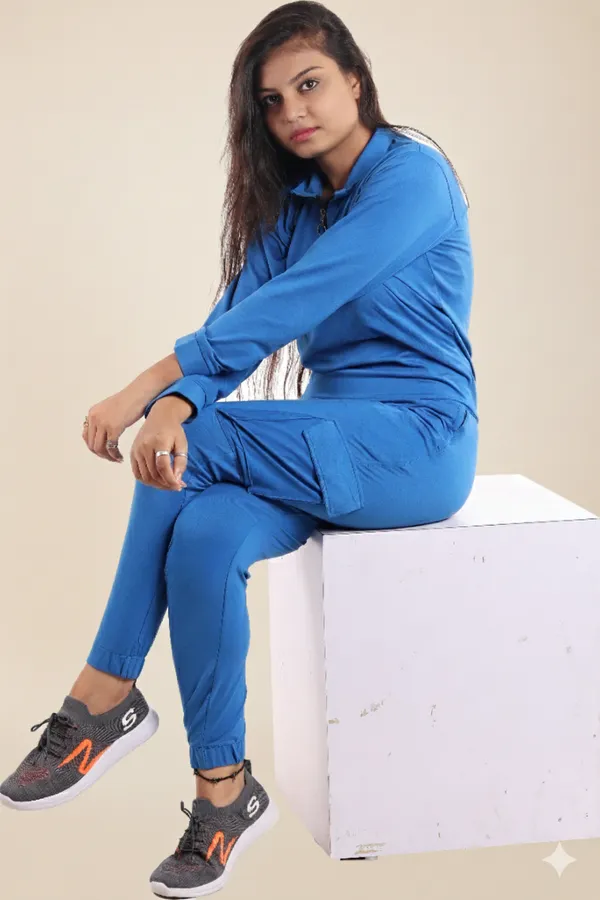 Blue_Lycra_Blend_Solid_Track_Suit_For_Women